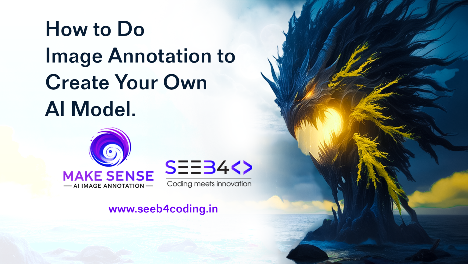 How to perform image annotation using the make sense ai image