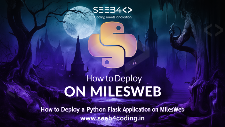 How to Deploy a Python Flask Application on MilesWeb